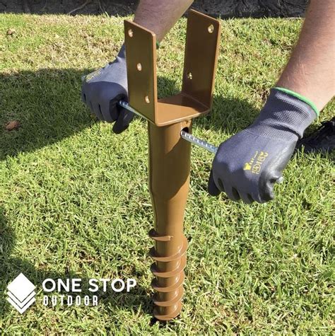 4x4 post ground anchor